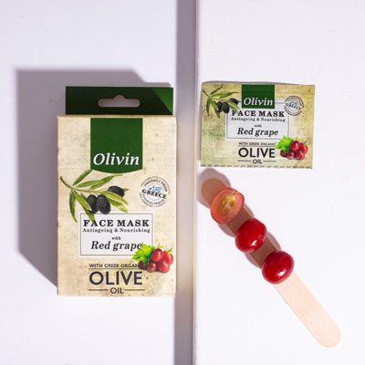 Olivin Grape Seed Oil Face Mask 6x10ml